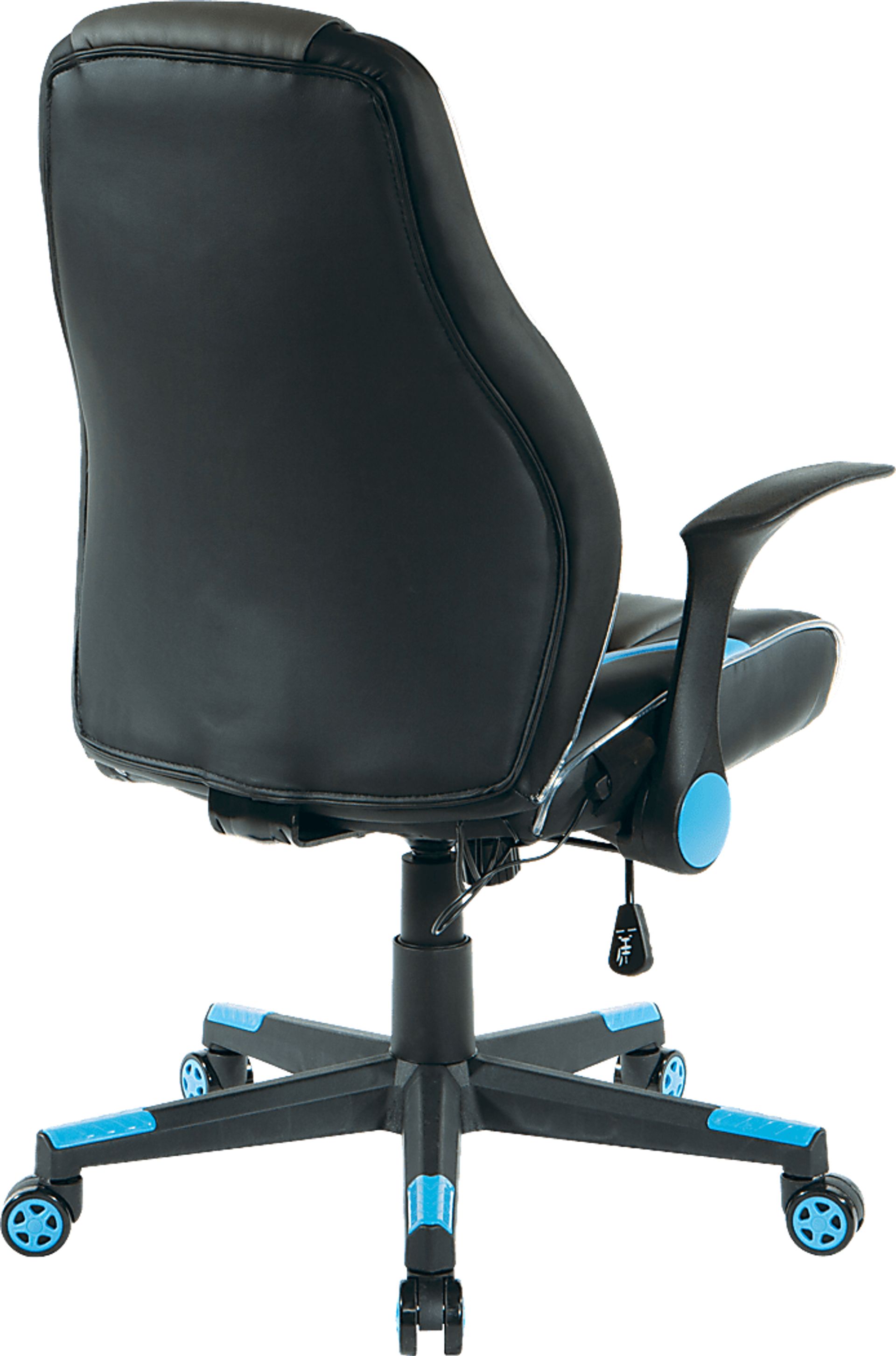 Kids Delenn Black/Blue LED Gaming Chair - Image 3