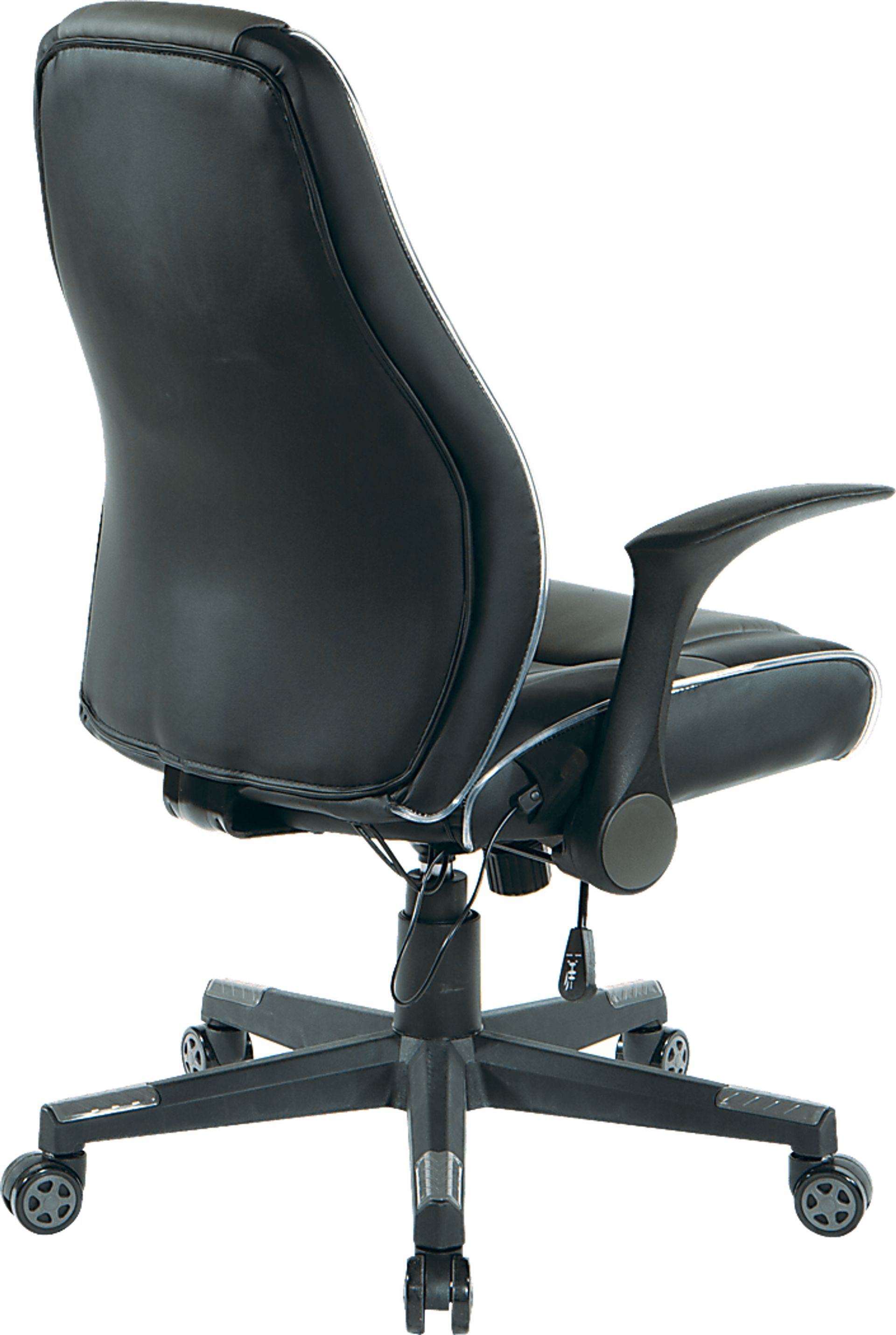 Kids Delenn Black/Gray LED Gaming Chair - Image 3