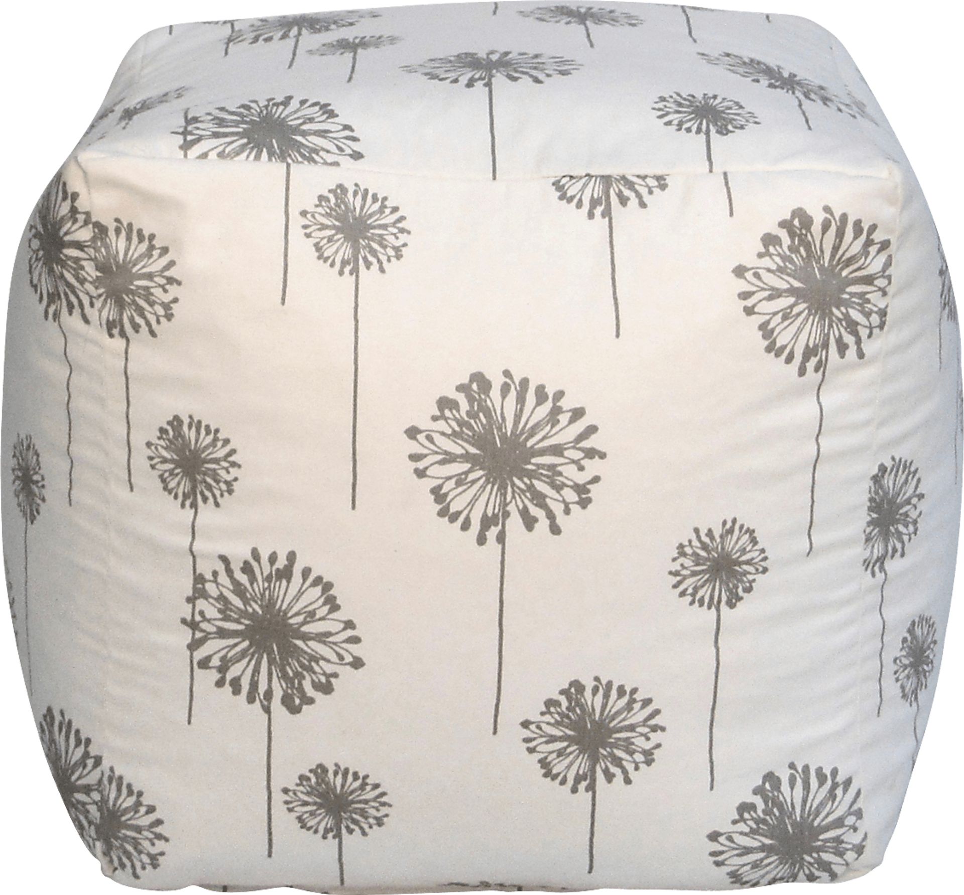 Kids Dellwater White Gray Small Poufette - Image 1