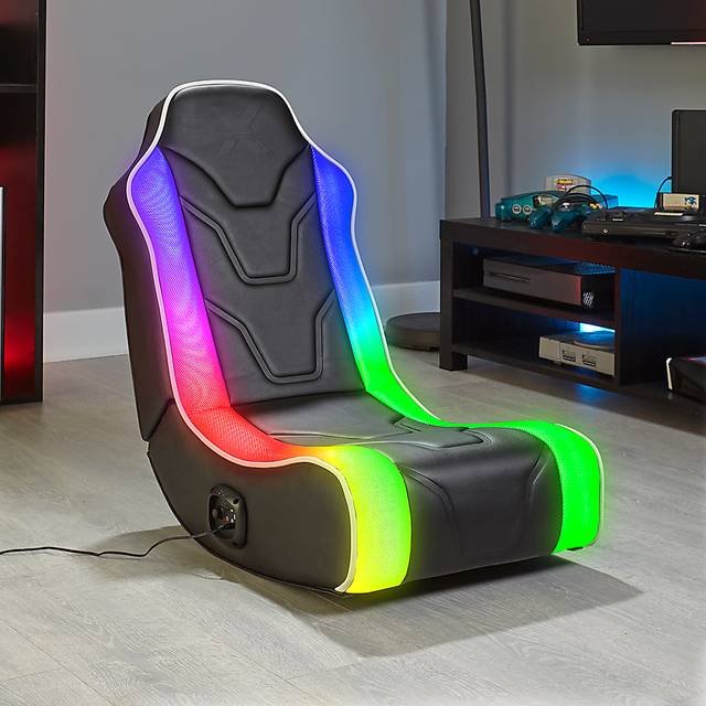 Kids Delmue Rainbow Floor Gaming Chair - Thumbnail - Image 2