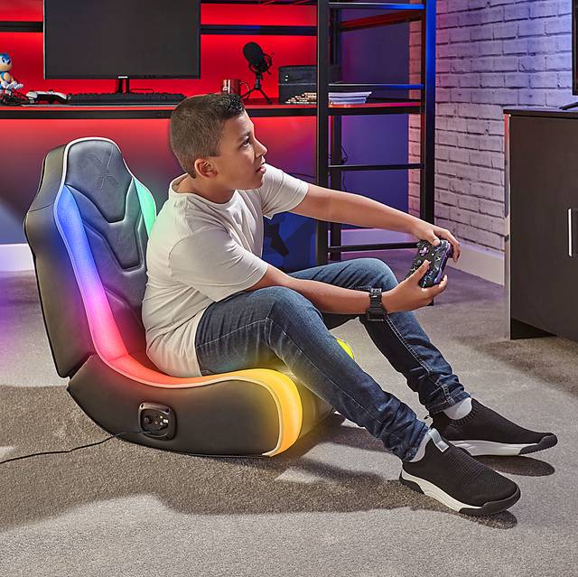 Kids Delmue Rainbow Floor Gaming Chair - Thumbnail - Image 3