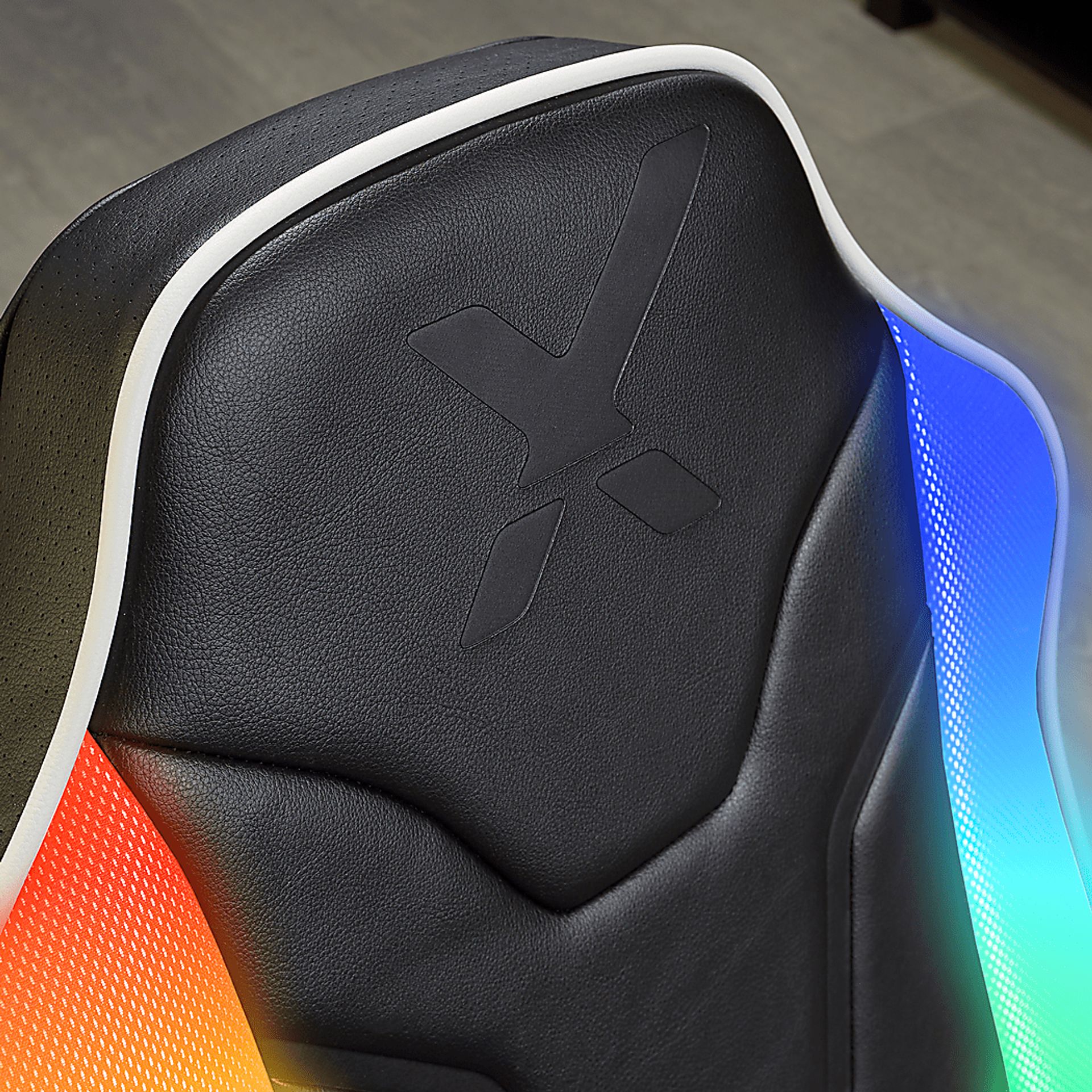 Kids Delmue Rainbow Floor Gaming Chair - Image 6