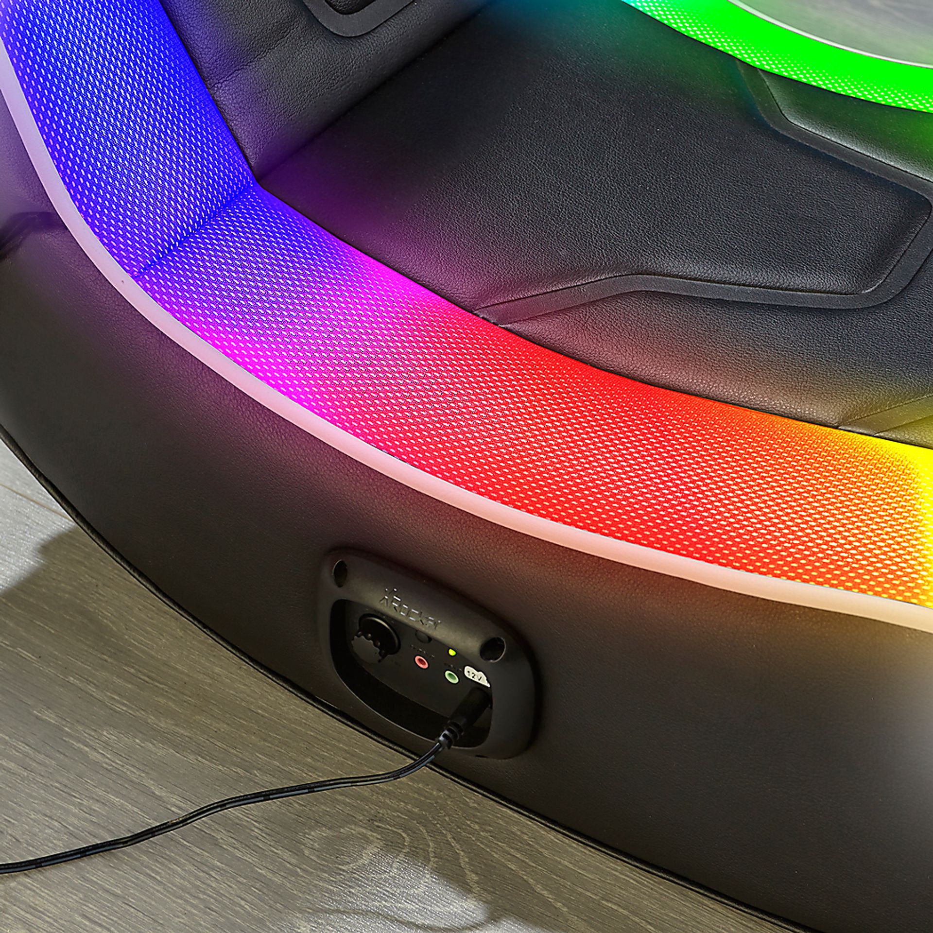 Kids Delmue Rainbow Floor Gaming Chair - Image 7