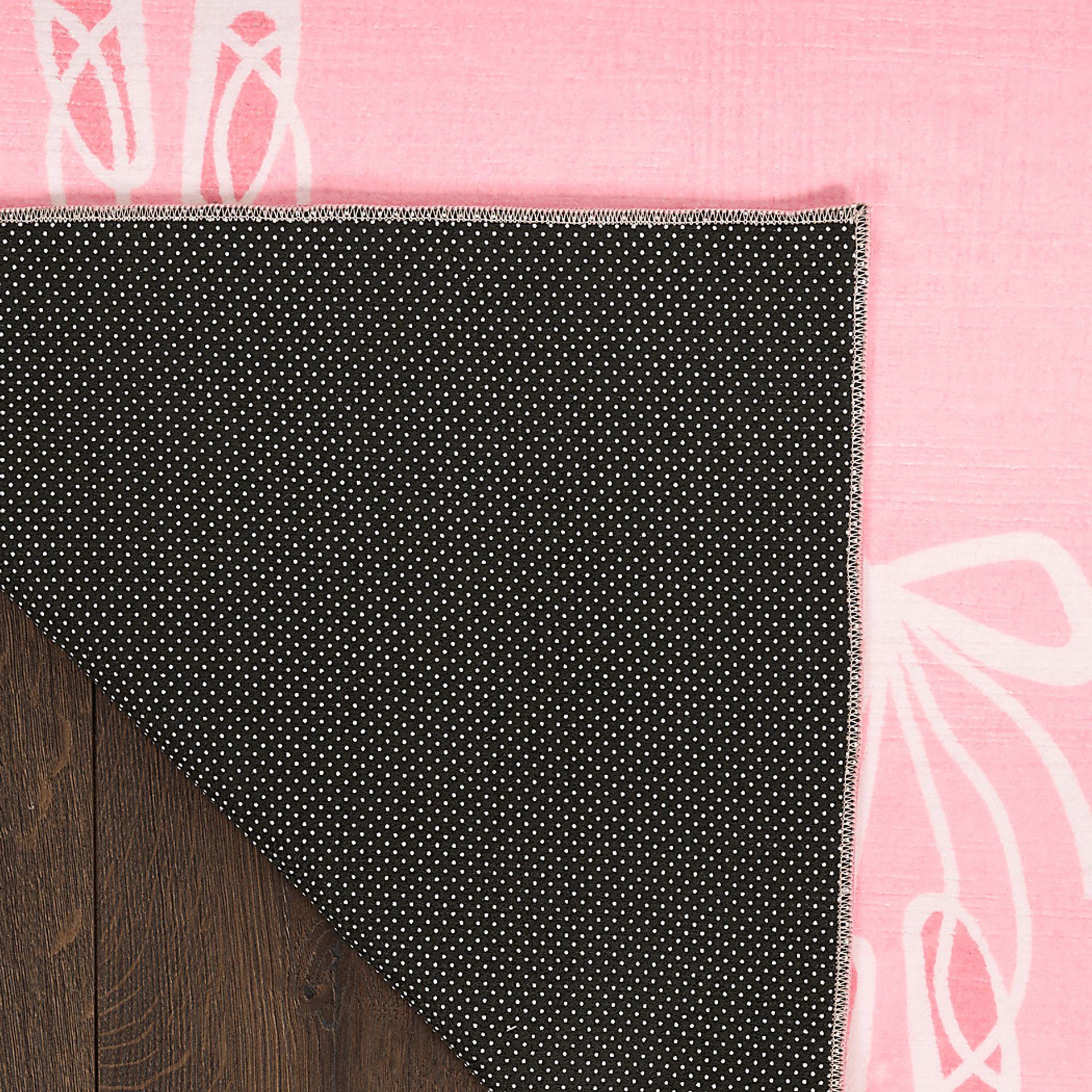Kids Demure Bow Pink 4' x 6' Rug - Image 4
