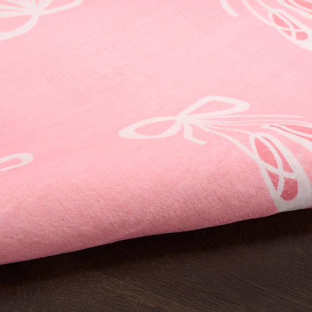 Kids Demure Bow Pink 4' x 6' Rug - Thumbnail - Image 8