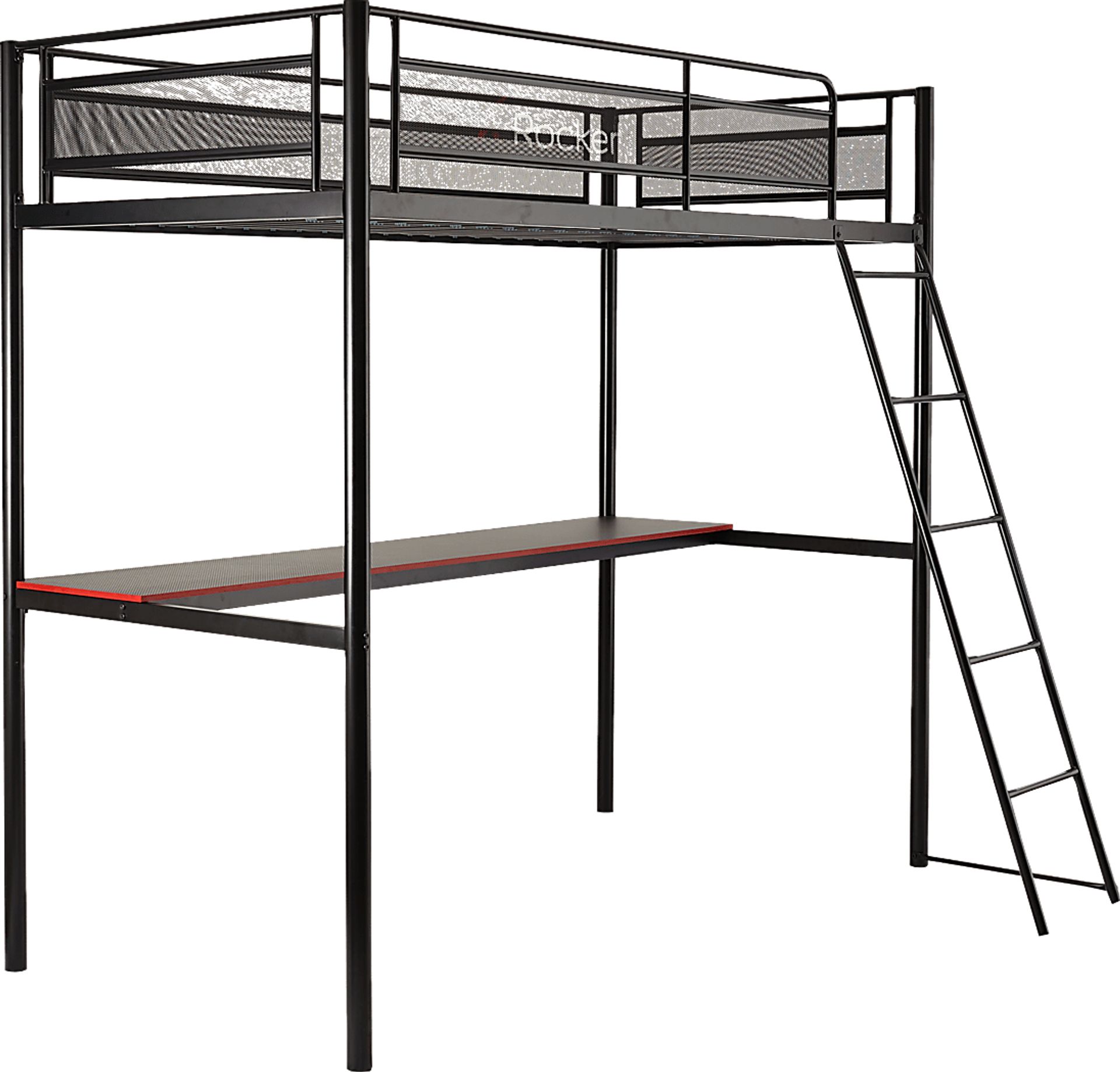 Kids Desonee Black Twin Gaming Loft Bed - Image 1