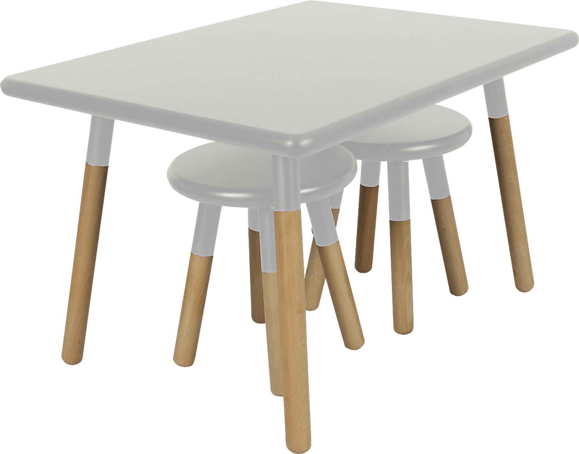 Kids Despina Gray Table Set - Image 2