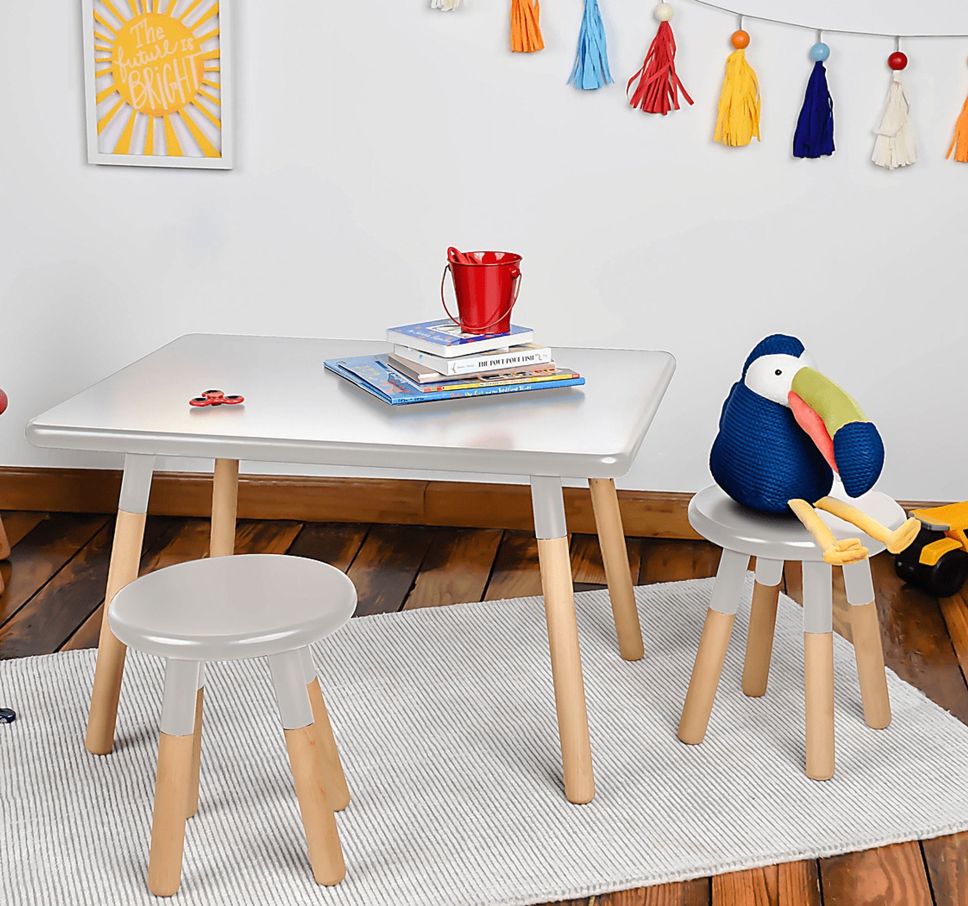Kids Despina Gray Table Set - Image 8
