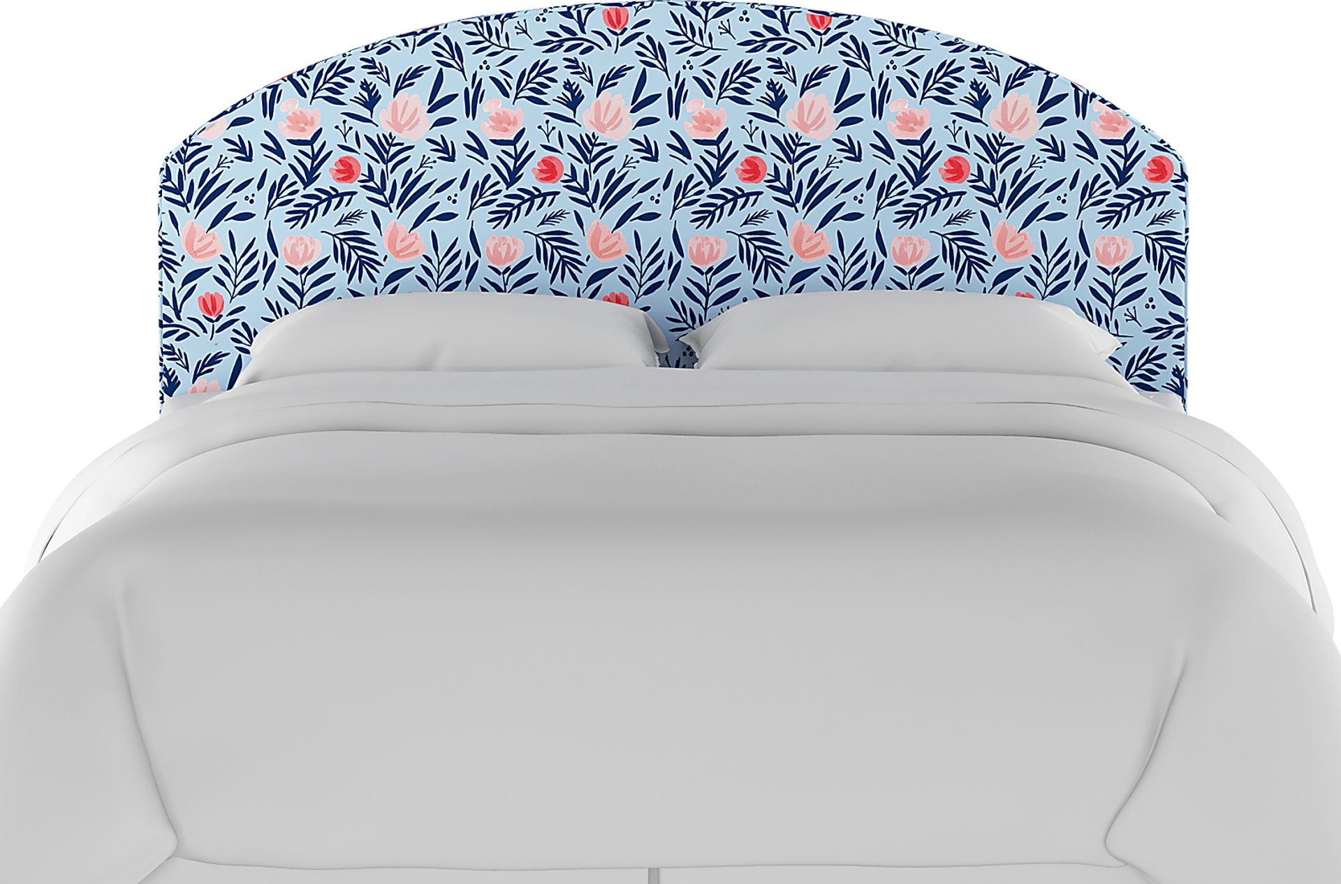 Kids Devany Blue Full Upholstered Headboard - Image 2