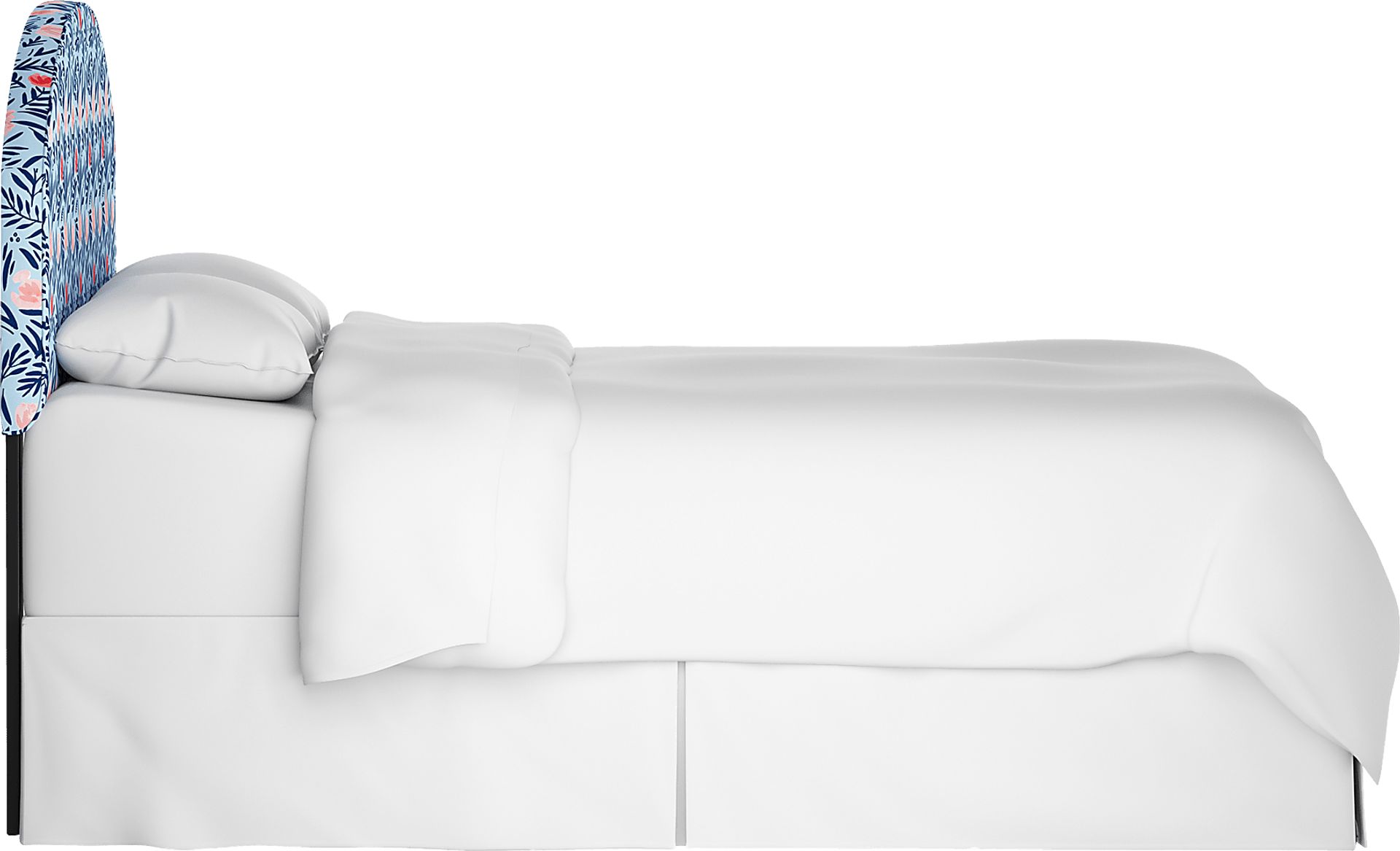 Kids Devany Blue Full Upholstered Headboard - Image 3
