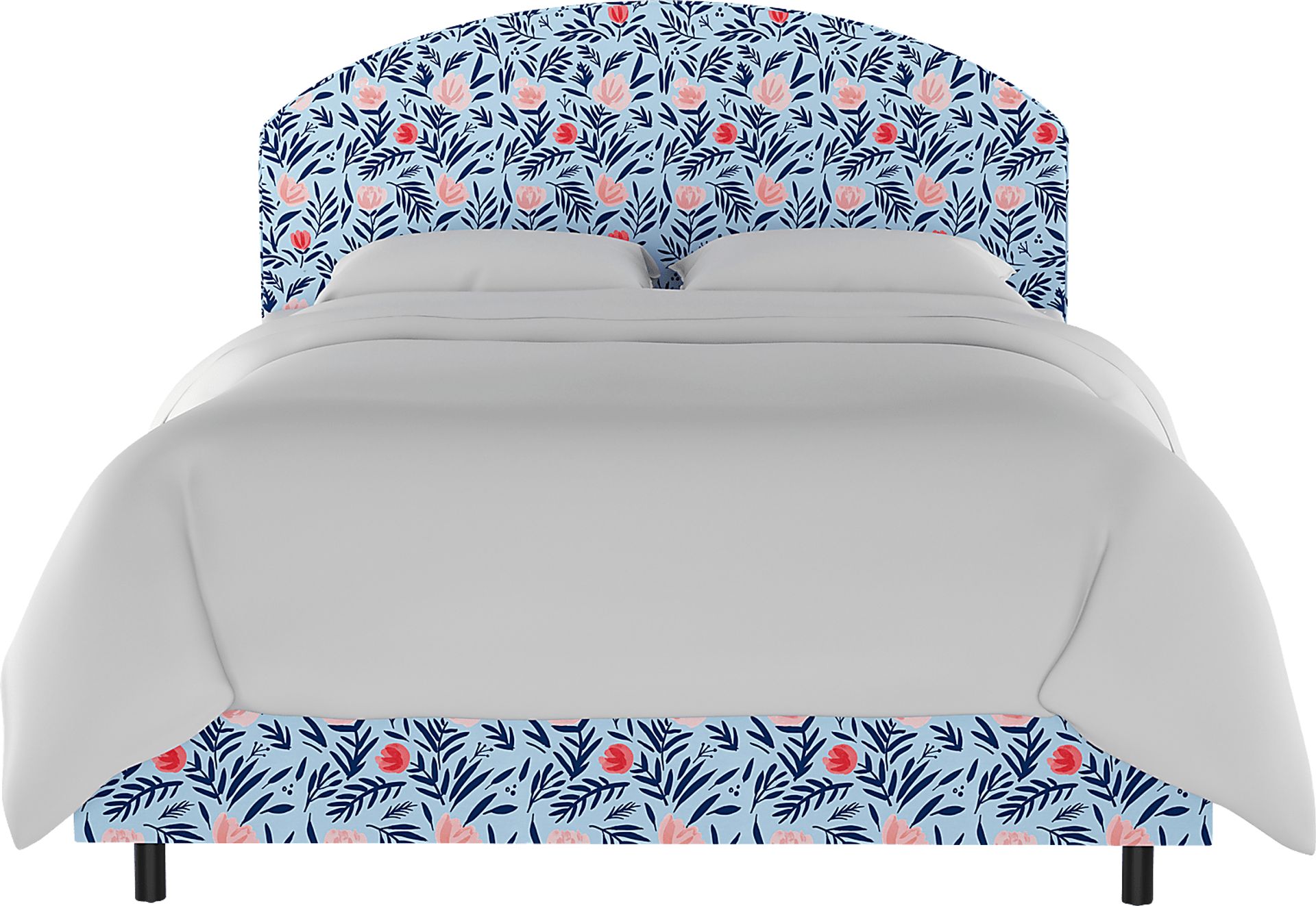 Kids Devany Blue Twin Upholstered Bed - Image 2
