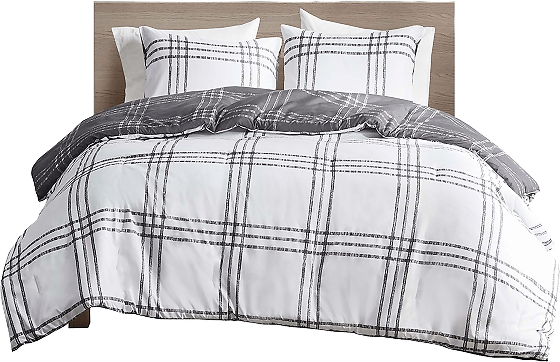 Kids Diabolo Gray Full Comforter Set - Image 1