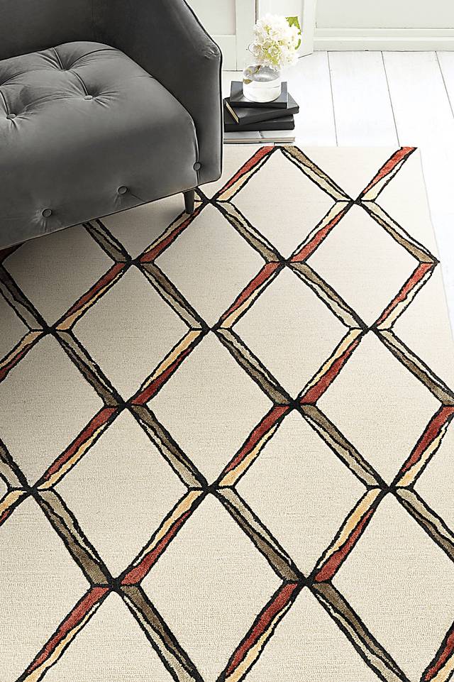 Kids Diamond Basic Beige 5' x 7' Rug - Thumbnail - Image 4