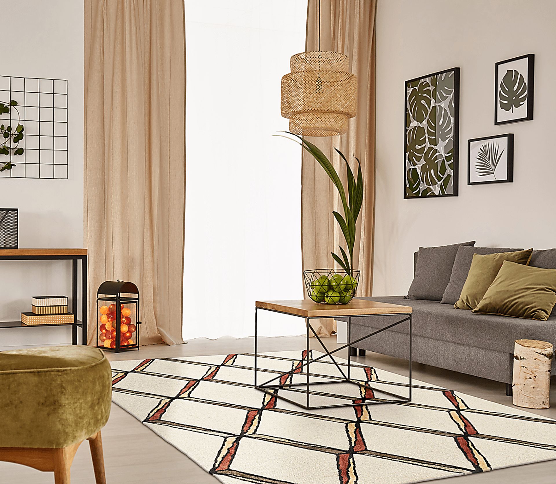Kids Diamond Basic Beige 5' x 7' Rug - Image 5