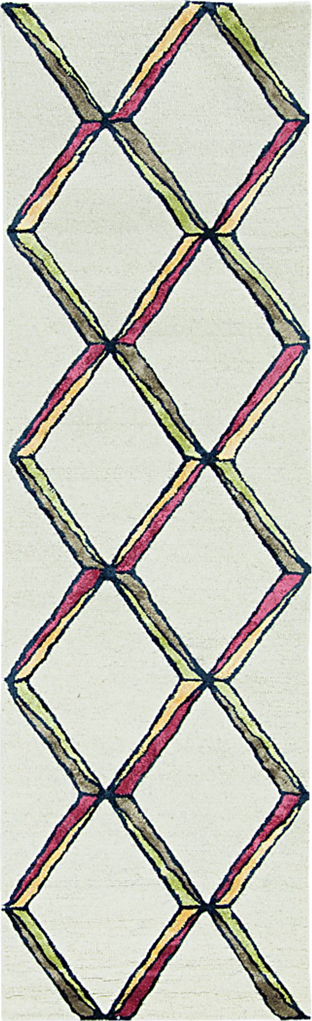 Kids Diamond Basic Beige 5' x 7' Rug - Thumbnail - Image 6