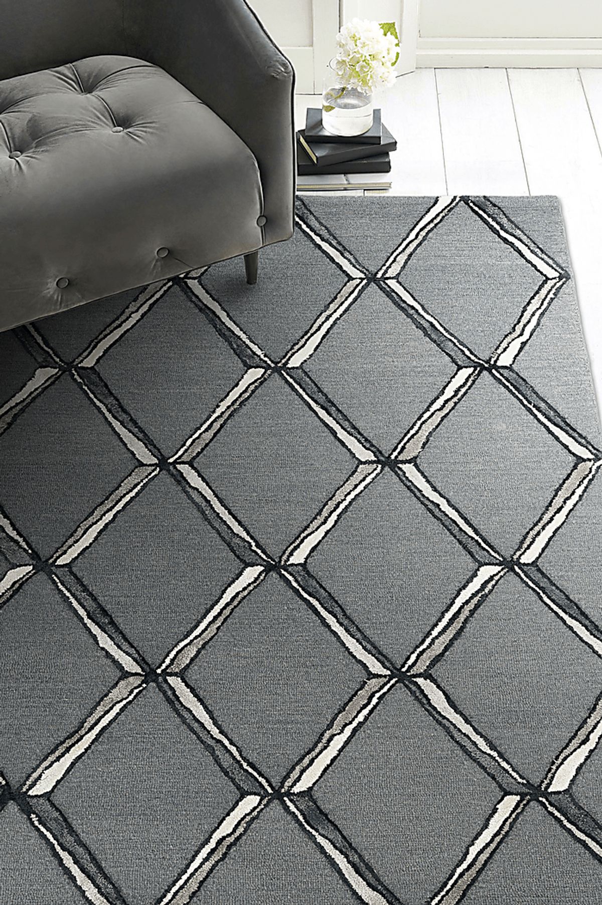 Diamond Basic Gray Rug | Rooms to Go