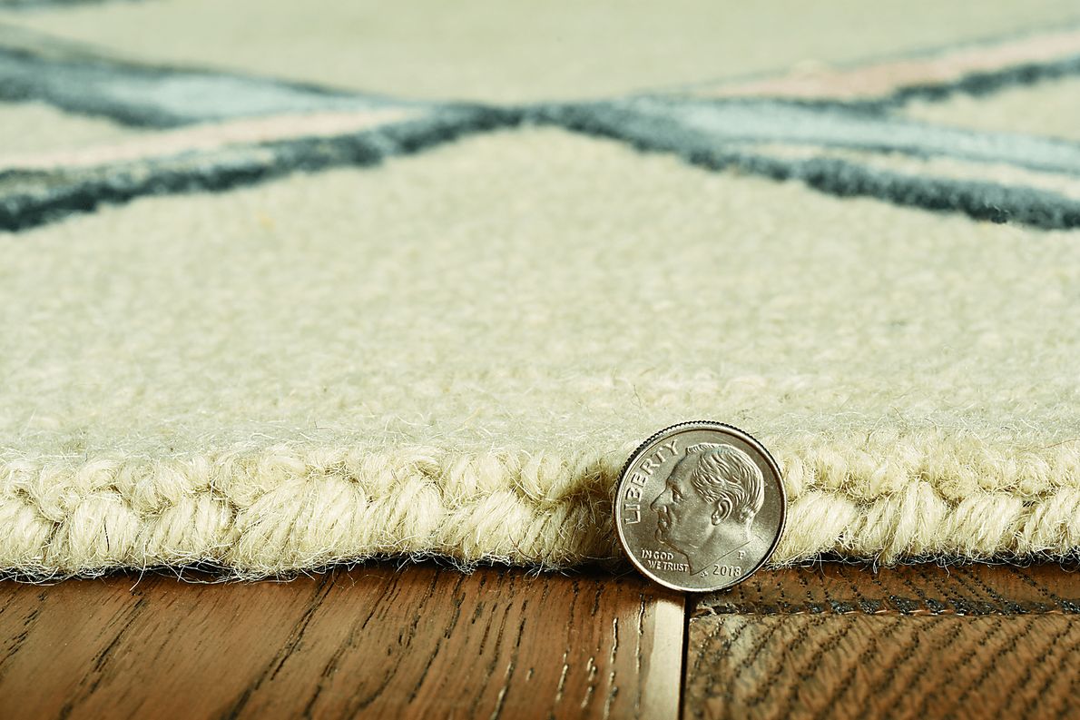 Kids Diamond Basic Cream  5' x 7' Rug