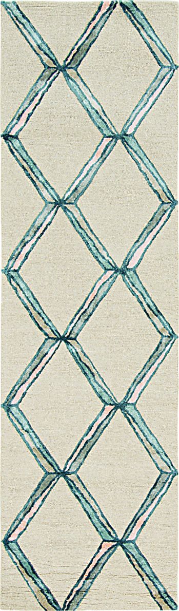 Kids Diamond Basic Cream  5' x 7' Rug