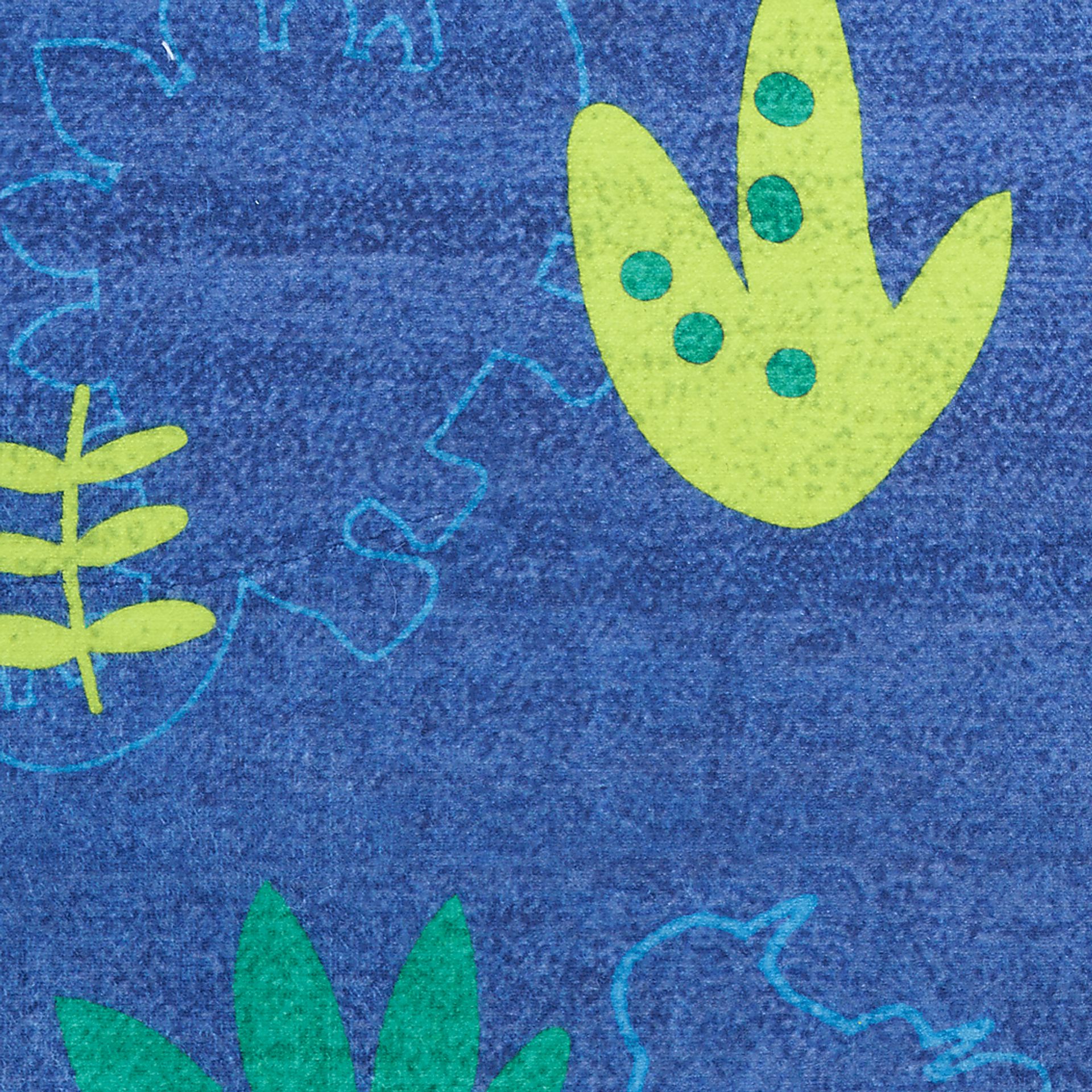Kids Dino Jungle Navy 4' x 6' Rug - Image 7