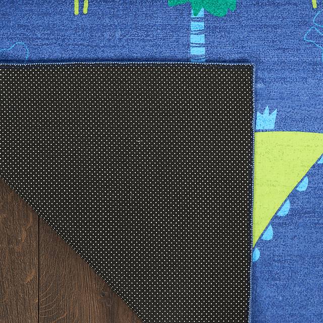 Kids Dino Jungle Navy 4' x 6' Rug - Thumbnail - Image 5