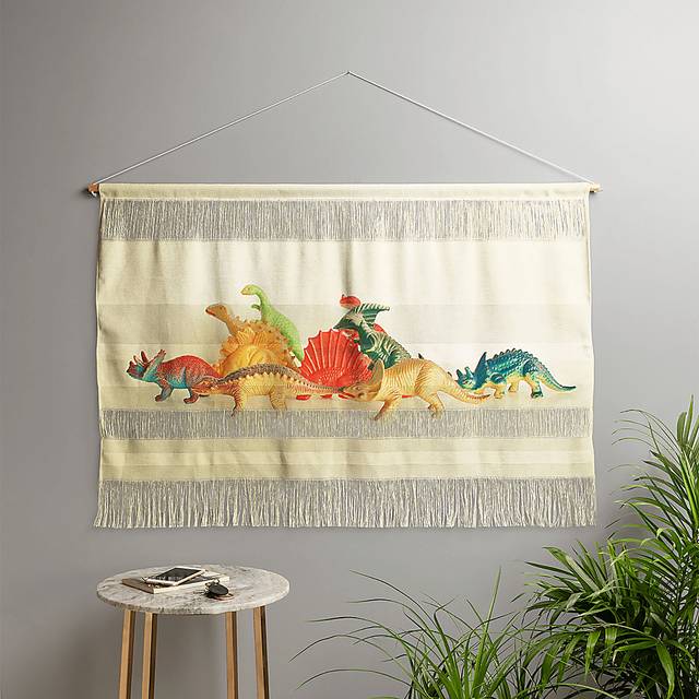 Kids Dino Parade Beige Wall Decor - Thumbnail - Image 2