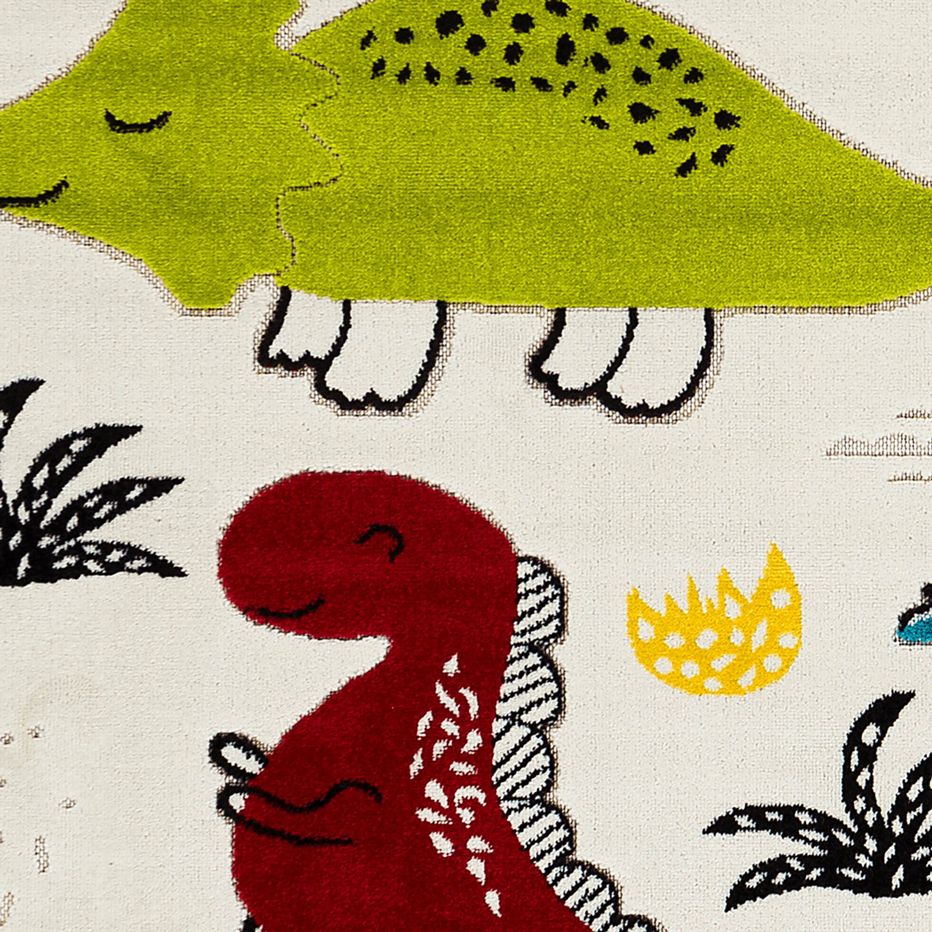 Kids Dino Vacation White 7' x 9' Rug - Image 7