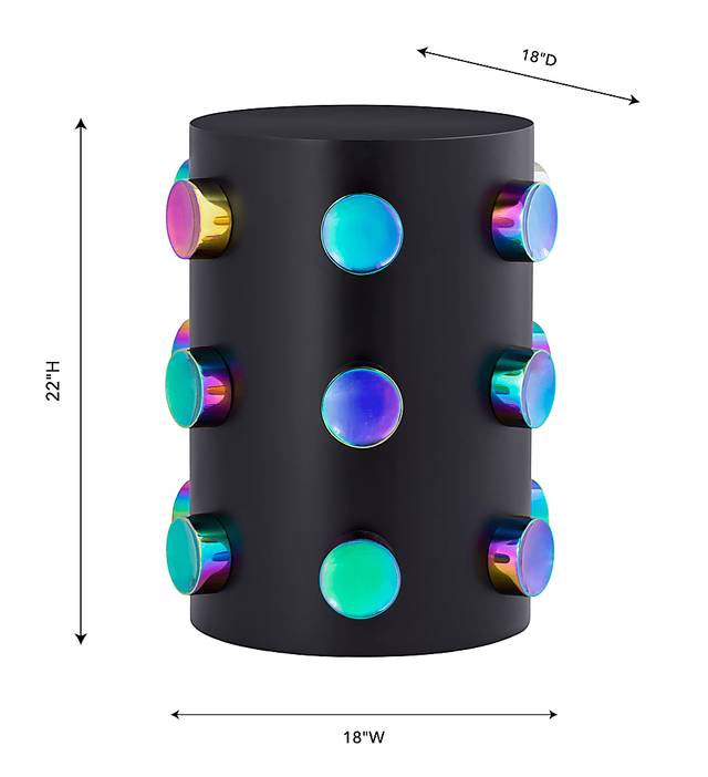 Discostar Black End Table - Thumbnail - Image 6