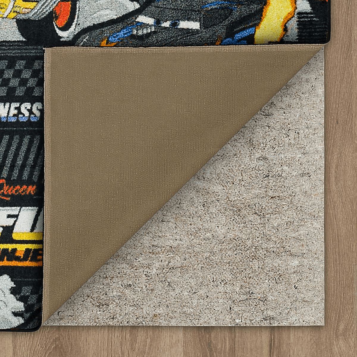 Disney Drag Strip Polyester Fabric Rug | Rooms to Go