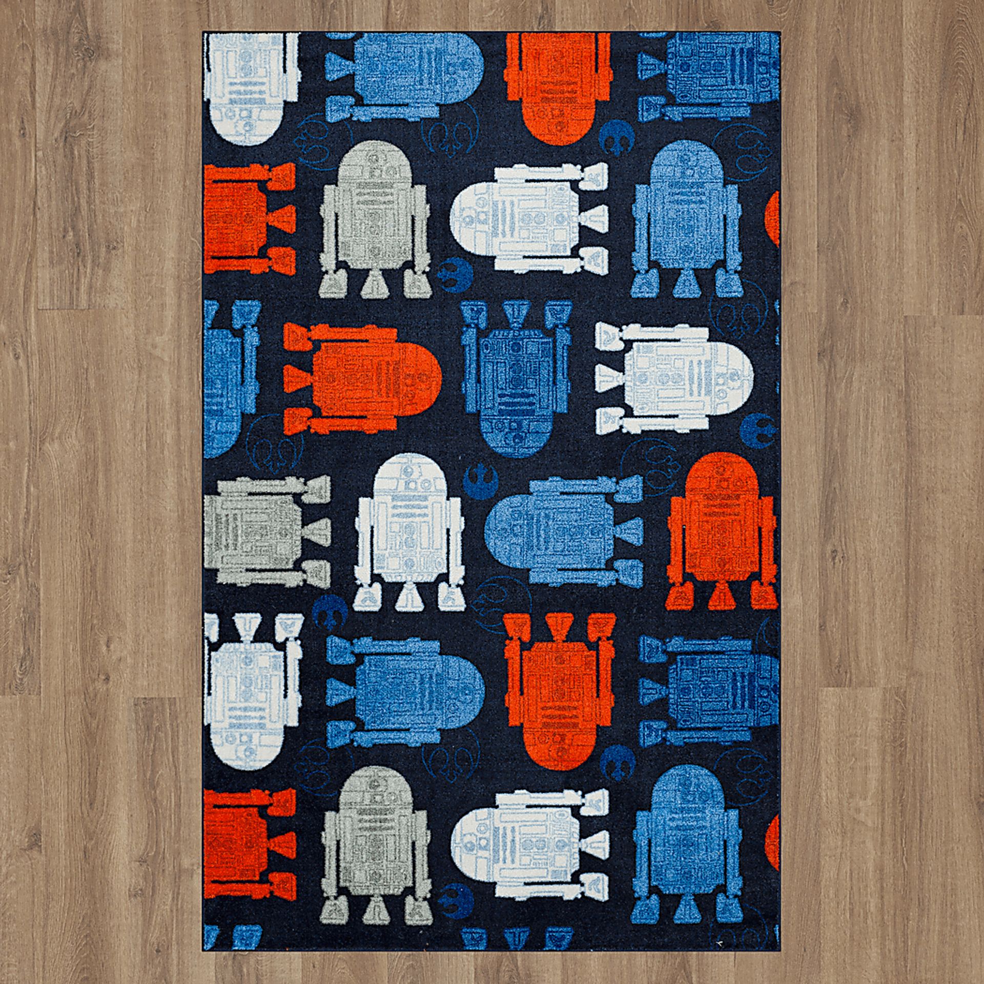 Kids Star Wars Droid Fun Navy 8' x 10' Rug - Image 3