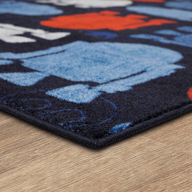 Kids Star Wars Droid Fun Navy 8' x 10' Rug - Thumbnail - Image 4