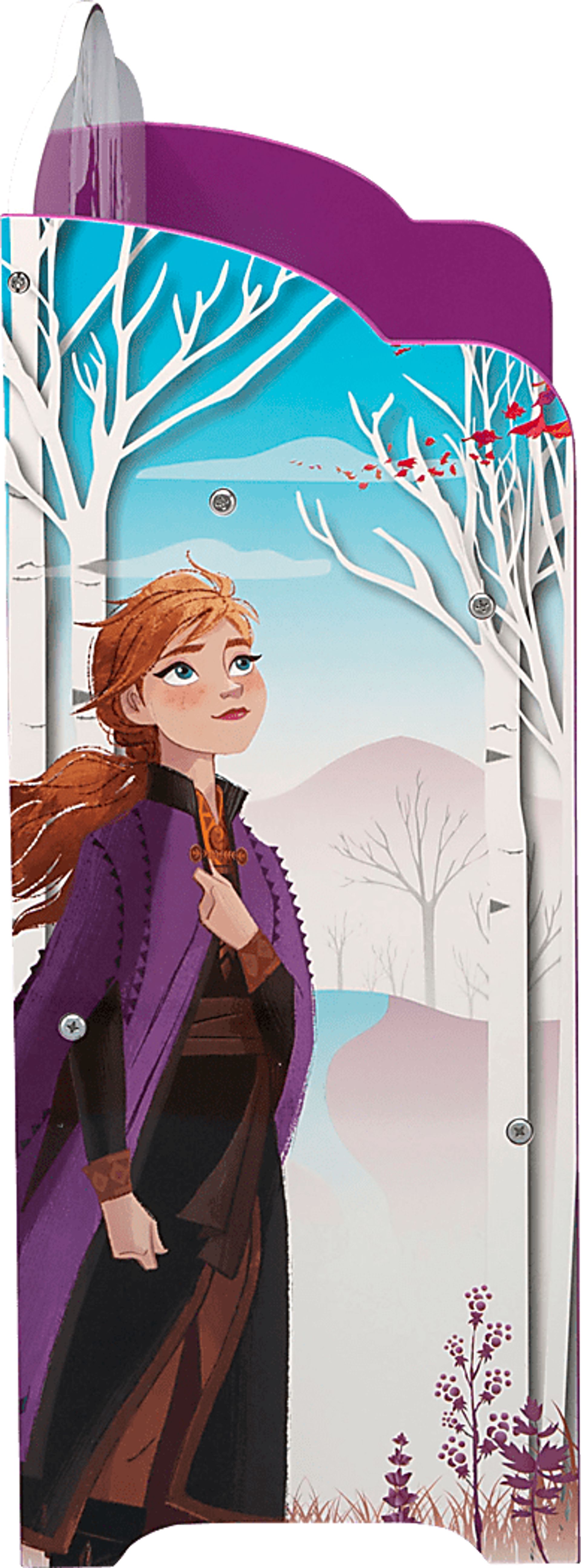 Kids Disney Frozen II Lilac Bookcase and Toy Organizer - Image 3