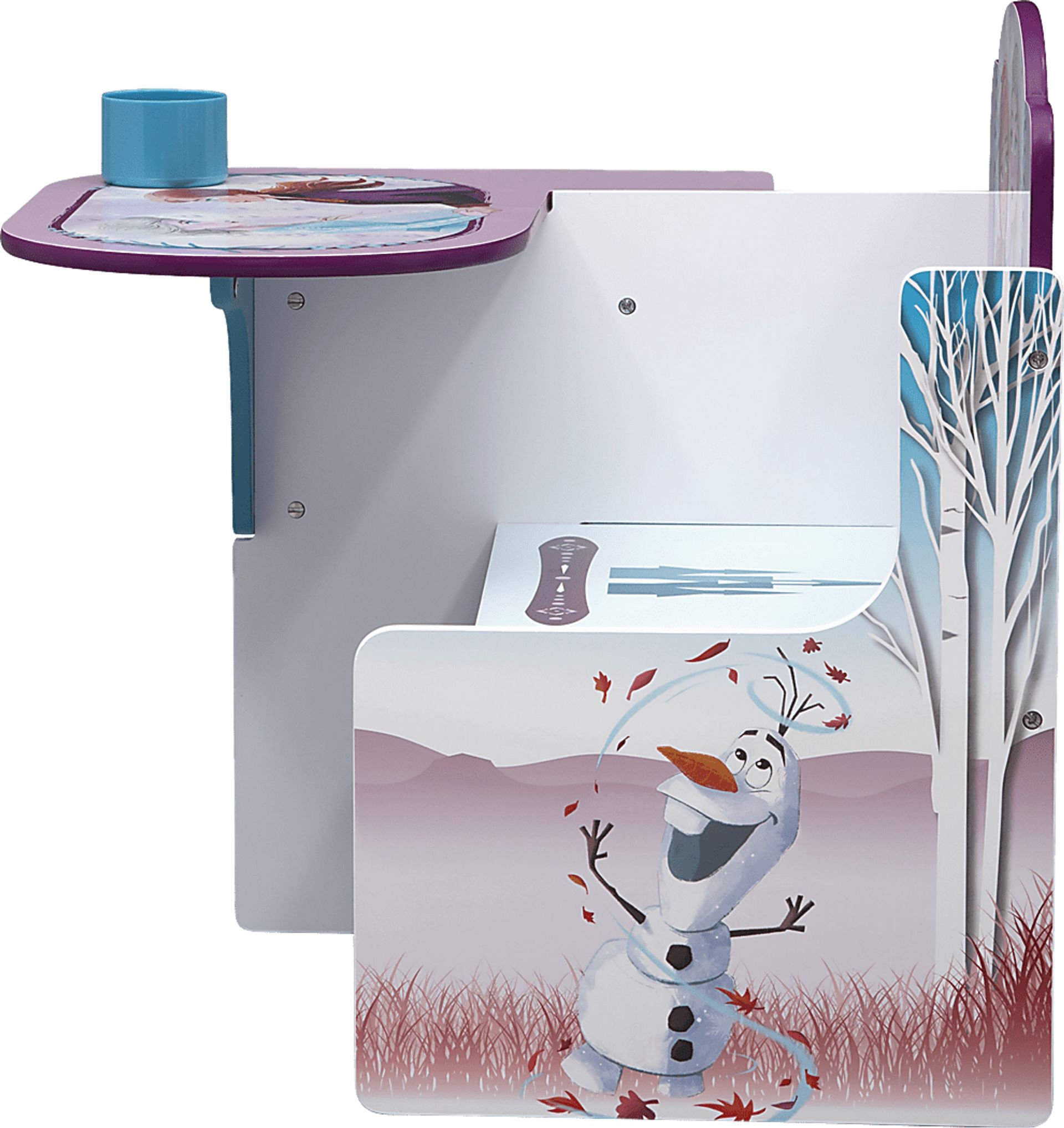 Kids Disney Frozen II Lilac Chair Desk - Image 4