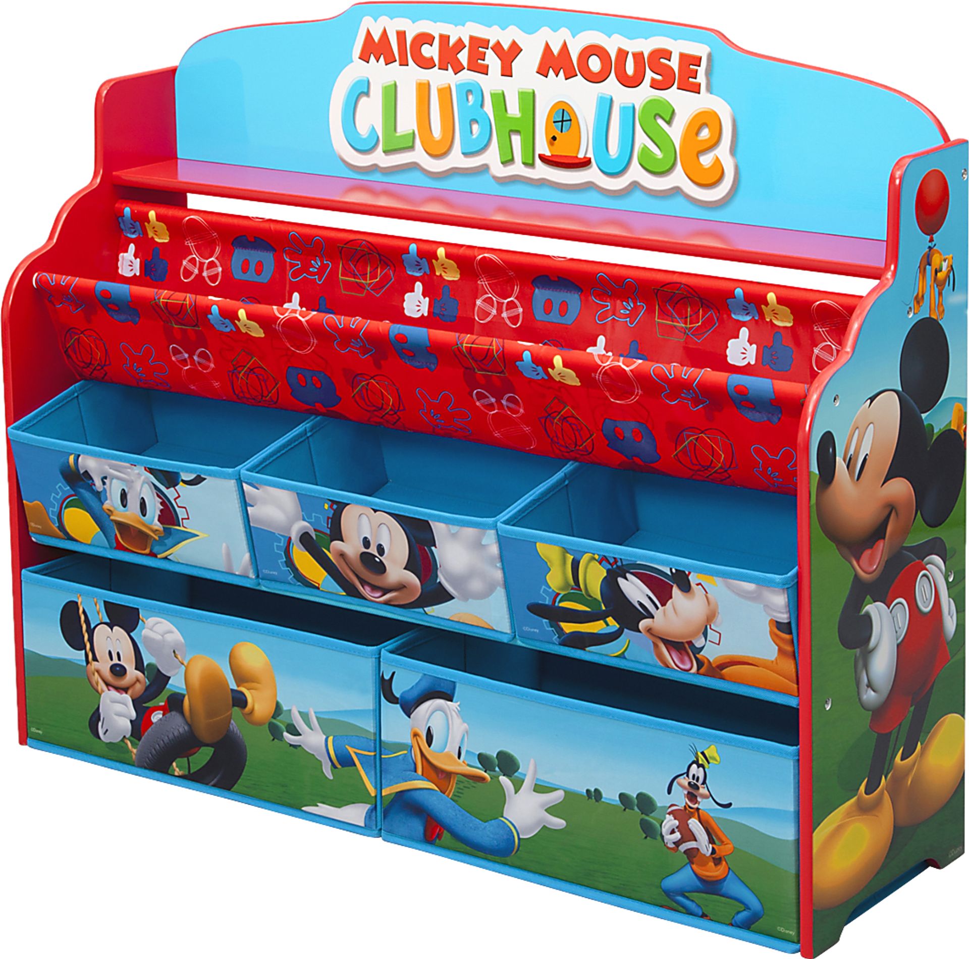 Kids Disney Mickey Mouse Blue Bookcase - Image 3