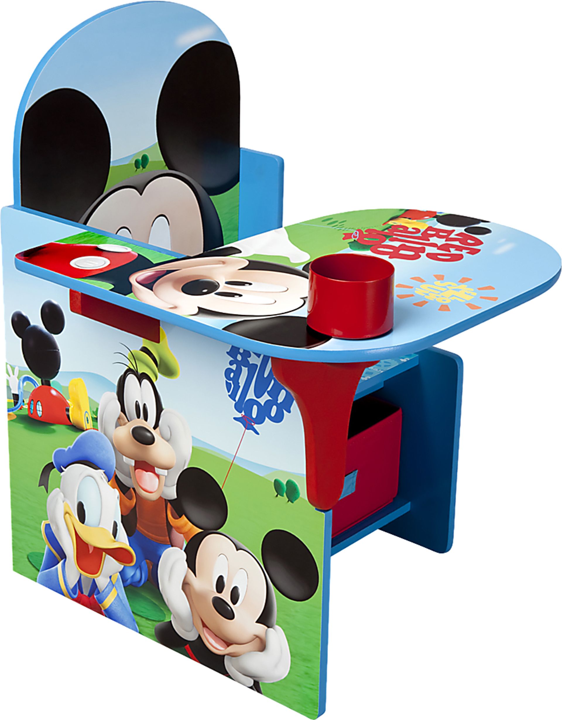 Kids Disney Mickey Mouse Blue Chair Desk - Image 1