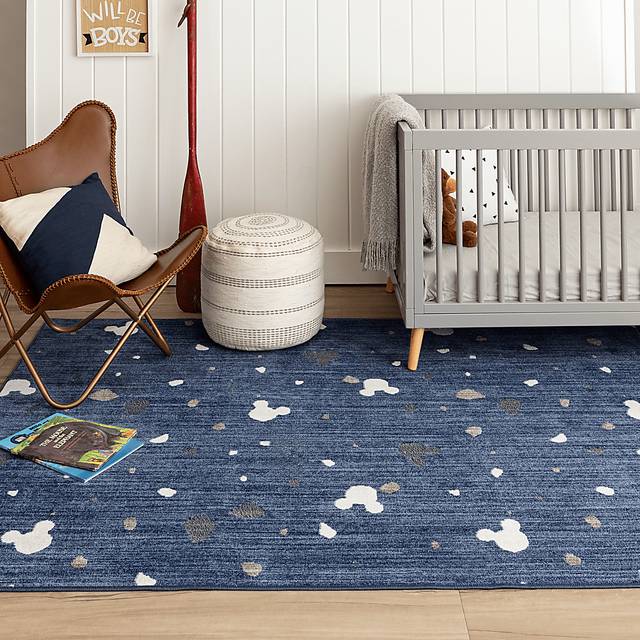Kids Disney Mickey Mouse Terrazzo Blue 3' x 5' Rug - Thumbnail - Image 2