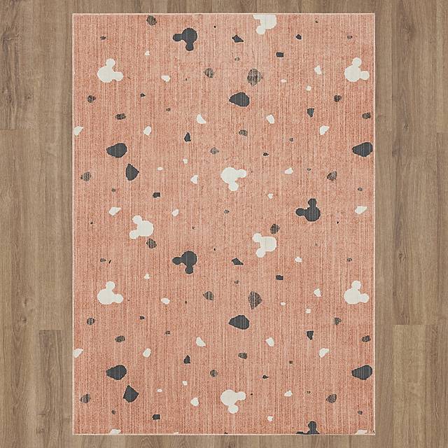 Kids Disney Mickey Mouse Terrazzo Blush 3' x 5' Rug - Thumbnail - Image 4
