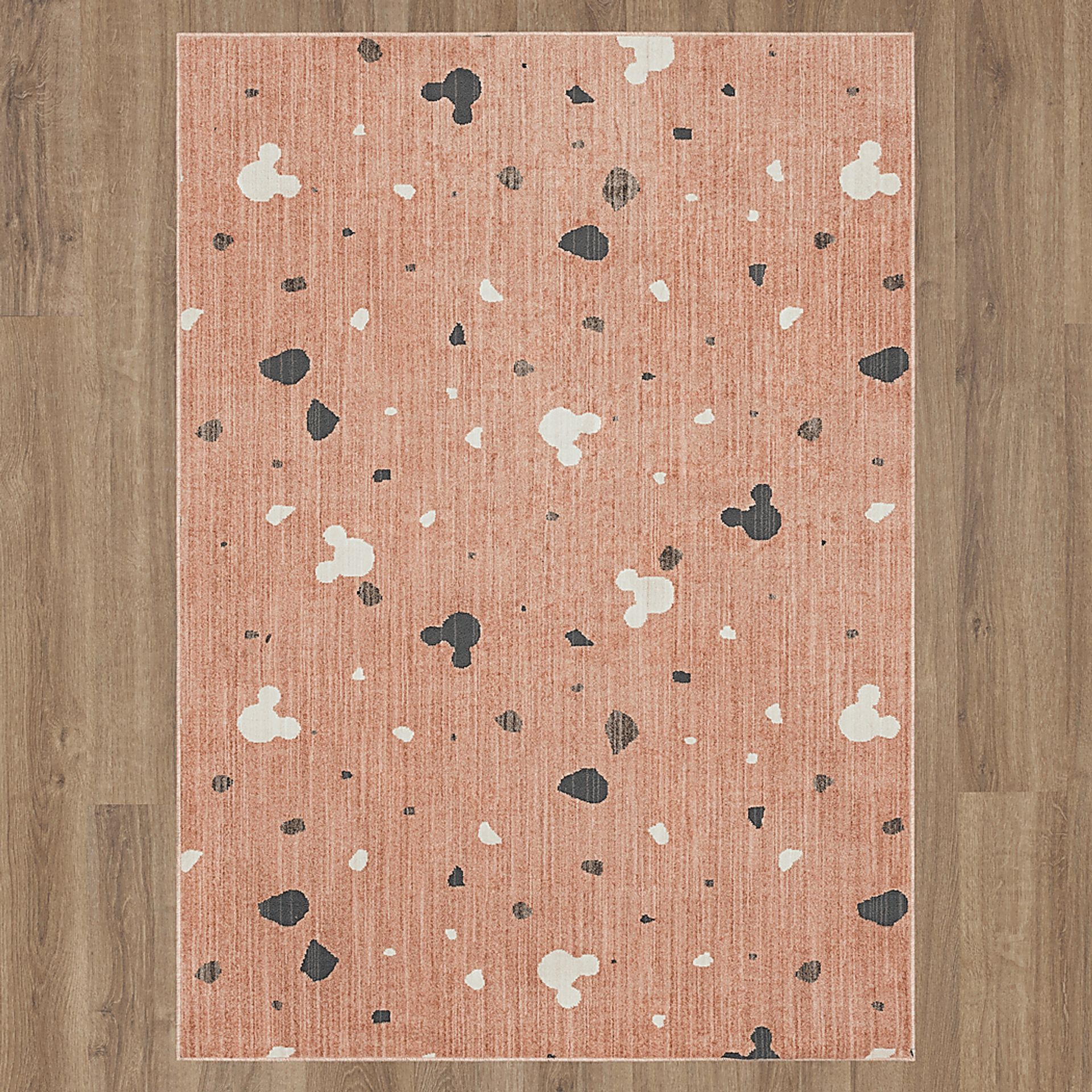 Kids Disney Mickey Mouse Terrazzo Blush 8' x 10' Rug - Image 4