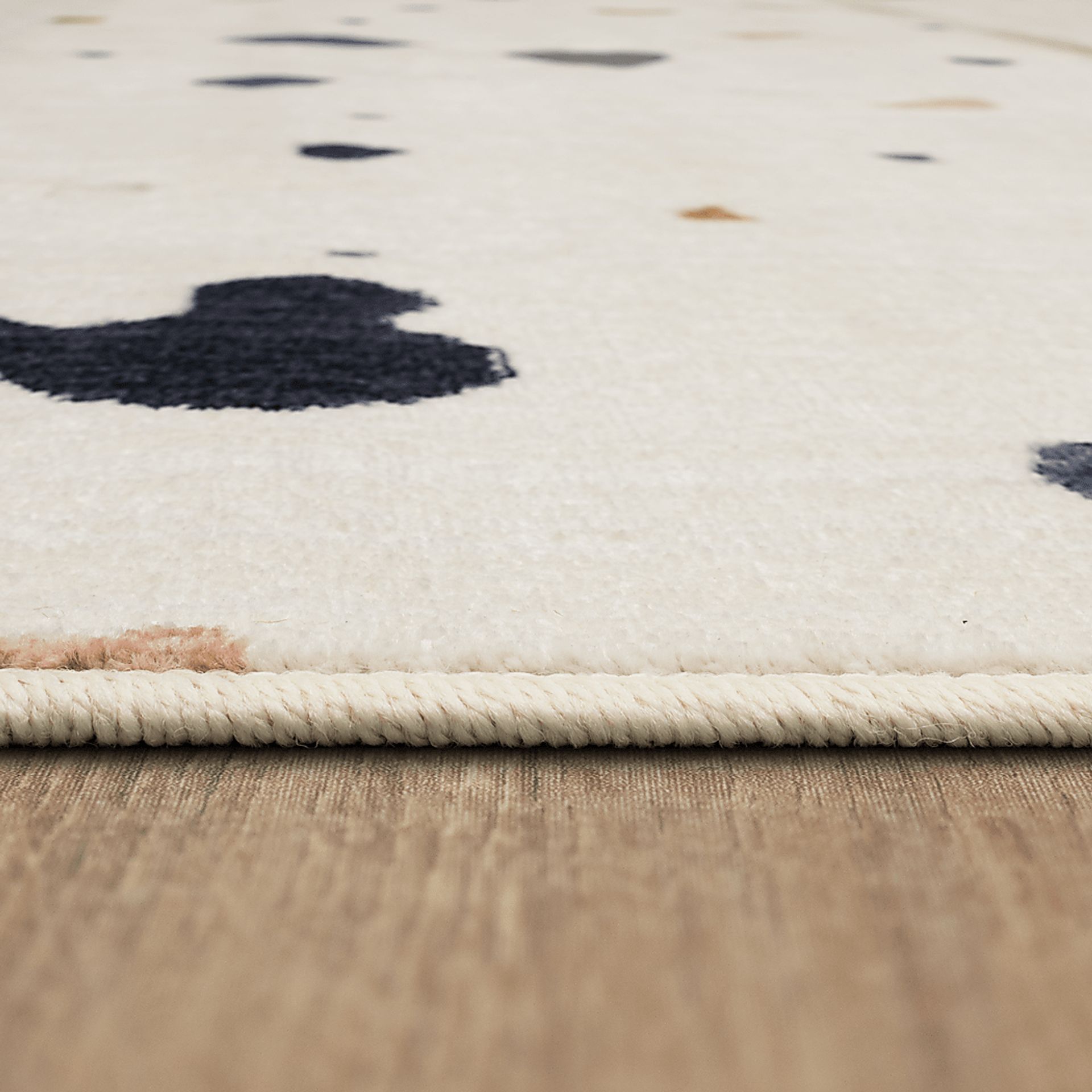 Kids Disney Mickey Mouse Terrazzo Ivory 5' x 7' Rug - Image 7