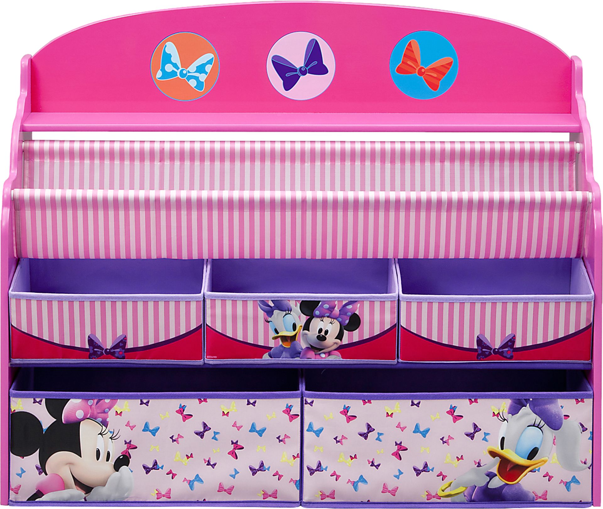 Kids Disney Minnie Mouse Pink Bookcase - Image 2