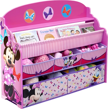 Kids Disney Minnie Mouse Pink Bookcase