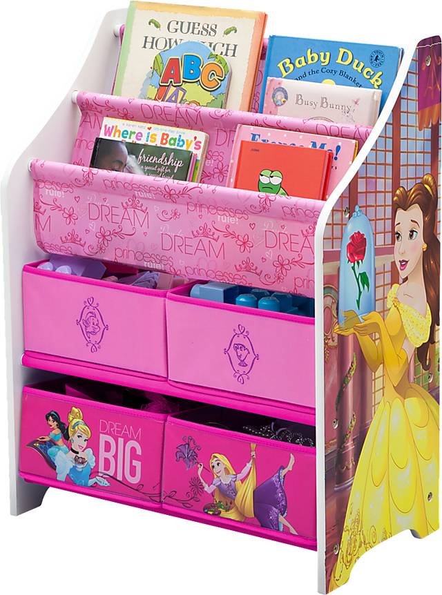 Kids Disney Princess Pink Bookcase - Thumbnail - Image 2