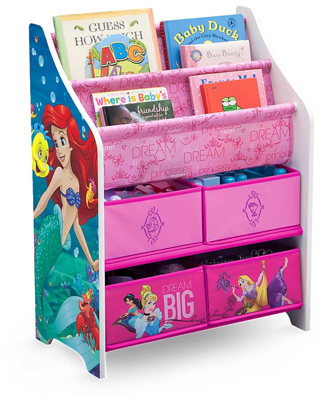Kids Disney Princess Pink Bookcase - Thumbnail - Image 1