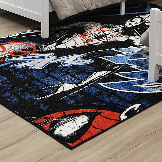 Kids Disney Spiderman Action Multi 3'4 x 5' Rug - Thumbnail - Image 4
