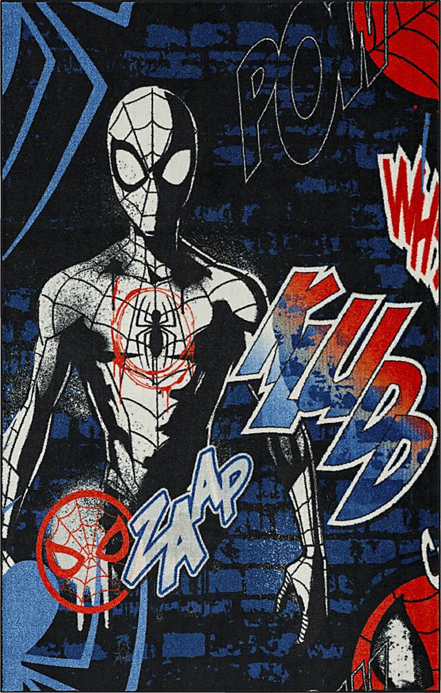 Kids Disney Spiderman Action Multi 3'4 x 5' Rug - Thumbnail - Image 1