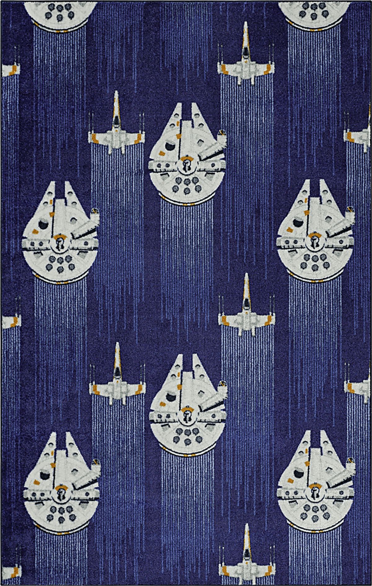 Star Wars Fleet Blue Rug | Rooms to Go