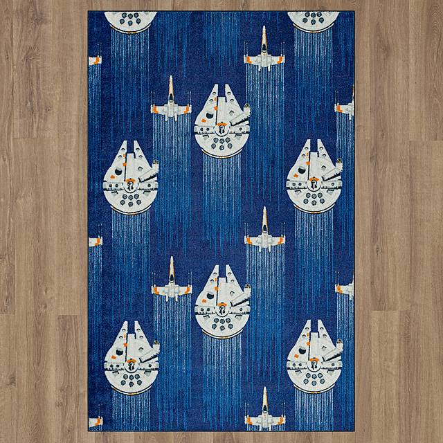 Kids Star Wars Fleet Blue 8' x 10' Rug - Thumbnail - Image 3