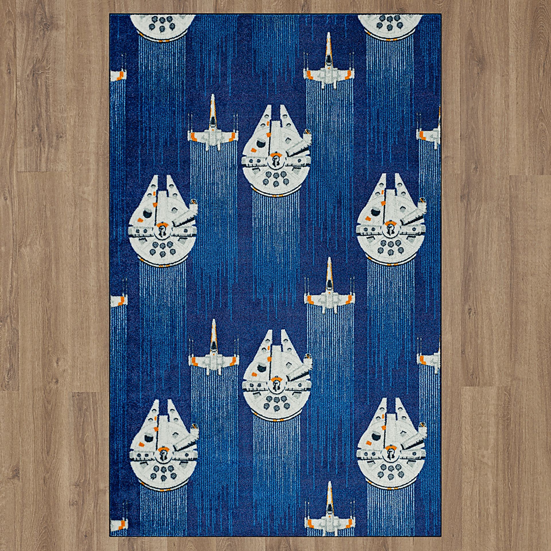 Kids Star Wars Fleet Blue 8' x 10' Rug - Image 3