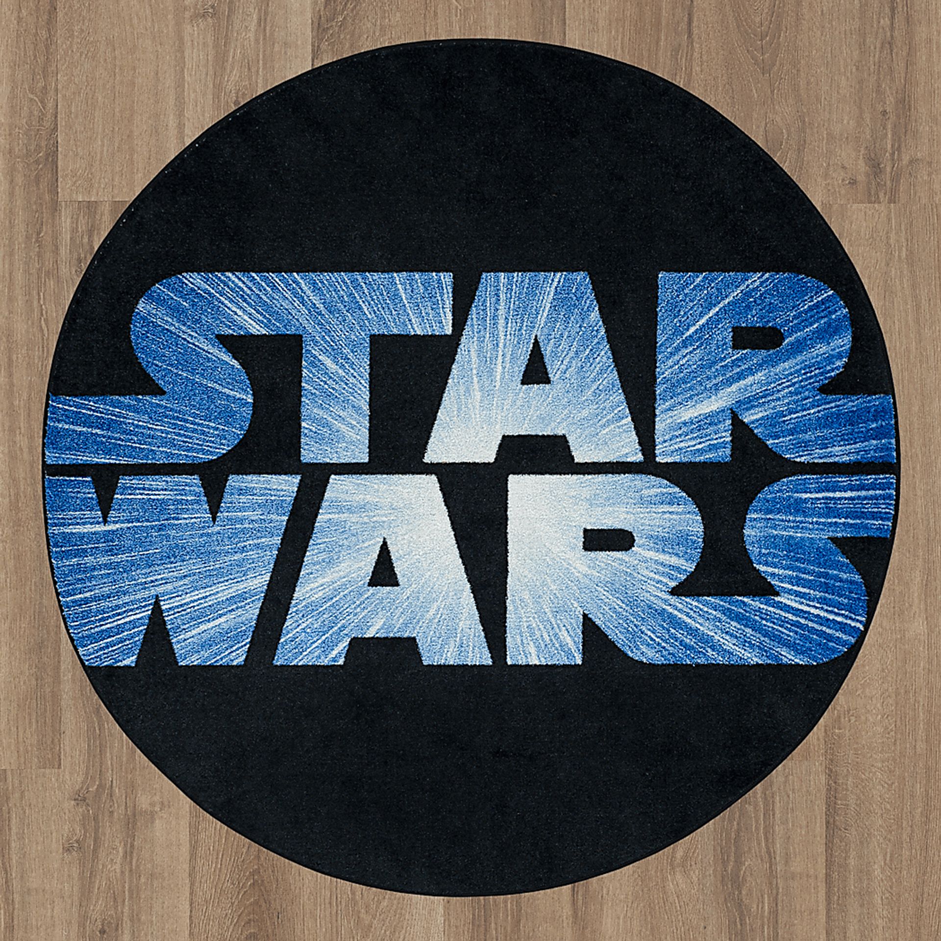Kids Star Wars Force Black 5' Round Rug - Image 3
