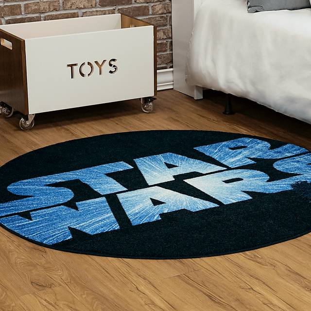 Kids Star Wars Force Black 5' Round Rug - Thumbnail - Image 9