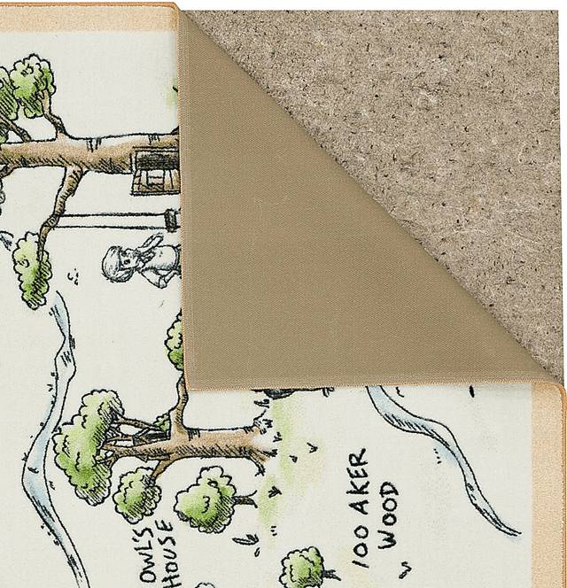 Kids Disney Winnie The Pooh 100 Acre Wood Map White 3' x 5' Rug - Thumbnail - Image 3